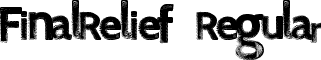 FinalRelief Regular font - FinalRelief.ttf