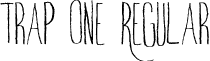 Trap One Regular font - Trap_One.otf