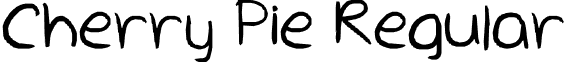 Cherry Pie Regular font - Cherry_Pie.ttf