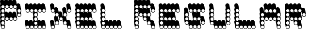 Pixel Regular font - Pixel_II_3d.ttf