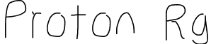 Proton Rg font - ProtonRg.otf