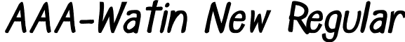 AAA-Watin New Regular font - CRU-Chaipot-handwritten-blod-ltalic.ttf