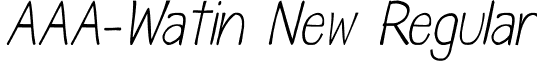 AAA-Watin New Regular font - CRU-Chaipot-handwritten-ltalic.ttf