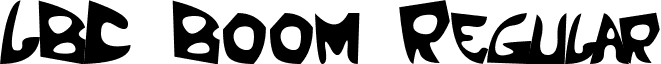 LBC Boom Regular font - LBCBOOM.ttf