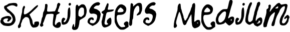 SKHipsters Medium font - SKHipsters.ttf