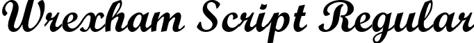 Wrexham Script Regular font - wrexham.ttf