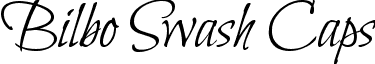 Bilbo Swash Caps font - Bilbo Swash Caps.ttf