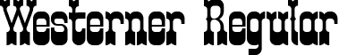 Westerner Regular font - westerne.ttf