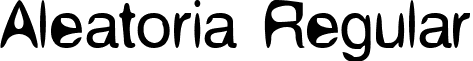 Aleatoria Regular font - ALEATORI.TTF