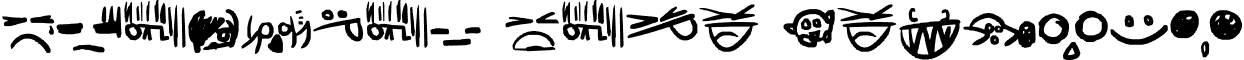 Emoticon Code Regular font - Emoticon_Code.ttf