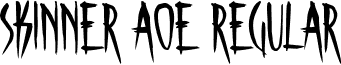 Skinner AOE Regular font - design.halloween.SKINA___.ttf