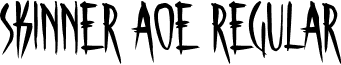 Skinner AOE Regular font - SKINA___.TTF