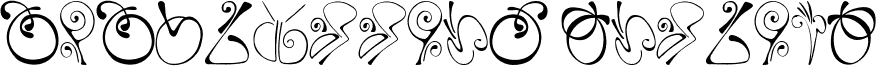 SLSquiggles Regular font - SLSquiggles.ttf