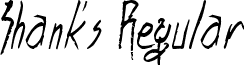Shank's Regular font - Shank.ttf