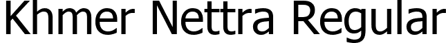 Khmer Nettra Regular font - KHMNETTRA.ttf