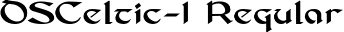 DSCeltic-1 Regular font - DS_Celtic-1.ttf