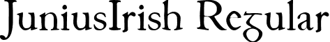 JuniusIrish Regular font - JuniusIrish.ttf