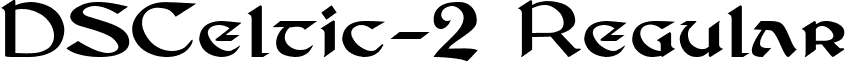 DSCeltic-2 Regular font - DS_Celtic-2.ttf