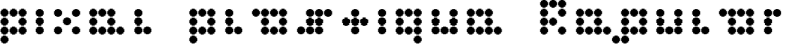 pixel plastique Regular font - pixel_plastique.ttf
