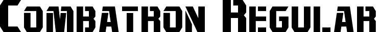 Combatron Regular font - Combatron.otf