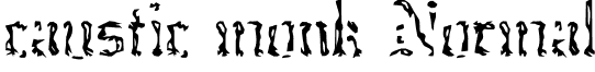 caustic monk Normal font - causn___.ttf