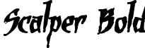 Scalper Bold font - SCALPERB.ttf