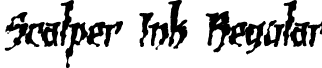 Scalper Ink Regular font - SCALPERI.ttf