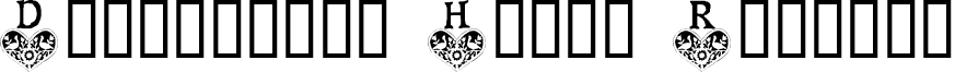 Distelfink Heart Regular font - Distelfink_Heart.ttf