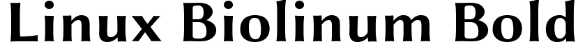Linux Biolinum Bold font - LinBiolinum_RB.ttf