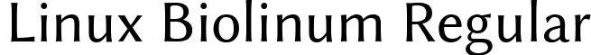 Linux Biolinum Regular font - LinBiolinum_R.ttf