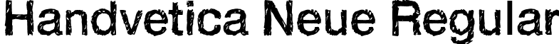 Handvetica Neue Regular font - Handvetica_Neue_Regular_Trial.ttf