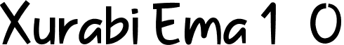 Xurabi Ema 1. 0 font - Surabi_Bandung_1.0.ttf