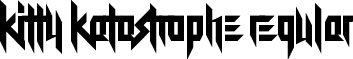 Kitty Katastrophe Regular font - Kitty_Katastrophe.ttf