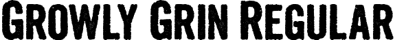 Growly Grin Regular font - Growly Grin.ttf