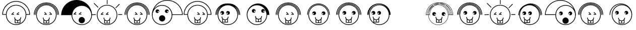 MangaAxtFaces Regular font - MangaAxtFaces.otf