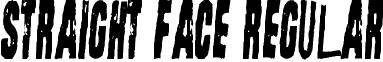 Straight Face Regular font - Straight faced.ttf