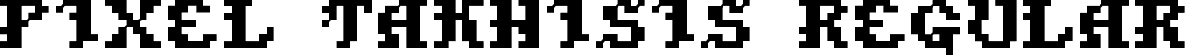 Pixel Takhisis Regular font - Pixel_Takhisis.otf