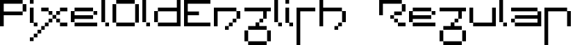 PixelOldEnglish Regular font - pixeloldenglish.ttf