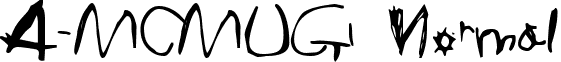 A-MCMUG1 Normal font - A-MCMUG1.ttf