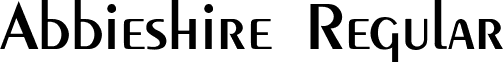 Abbieshire Regular font - Abbieshire.ttf