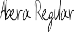 Abera Regular font - AberaRegular.ttf