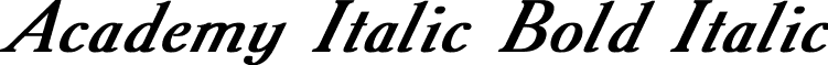 Academy Italic Bold Italic font - ACADEMY2.ttf