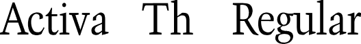 Activa Th Regular font - Activa Th Regular.ttf