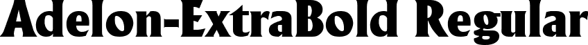 Adelon-ExtraBold Regular font - Adelon-ExtraBold.ttf
