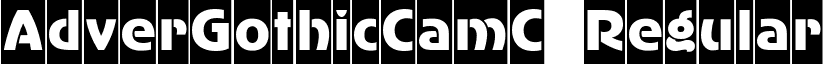 AdverGothicCamC Regular font - AGC.ttf