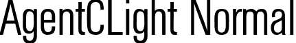 AgentCLight Normal font - AgentCLightNormal.ttf