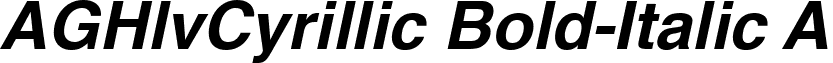 AGHlvCyrillic Bold-Italic A font - Helvetica Bold Italic.ttf