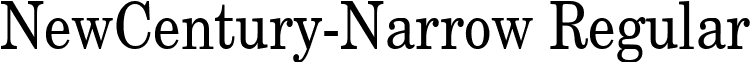 NewCentury-Narrow Regular font - unicode.newcentn.ttf