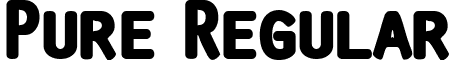 Pure Regular font - Pure-UltraCap.ttf