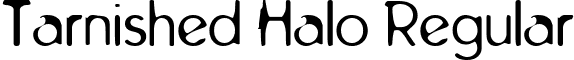 Tarnished Halo Regular font - tarnh___.ttf